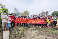 爱树护绿 共建绿色家园——mk(中国)一站式服务体育集团党支部参加大龙街道党委组织