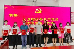 mk(中国)一站式服务体育集团党支部荣获先进党组织称号、陈文舒党支部书记荣获优秀党