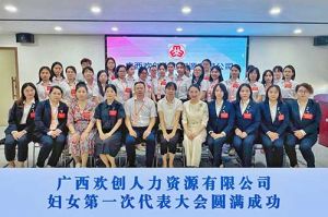 巾帼力量！广西mk(中国)一站式服务体育人力资源有限公司妇女第一次代表大会胜利召开